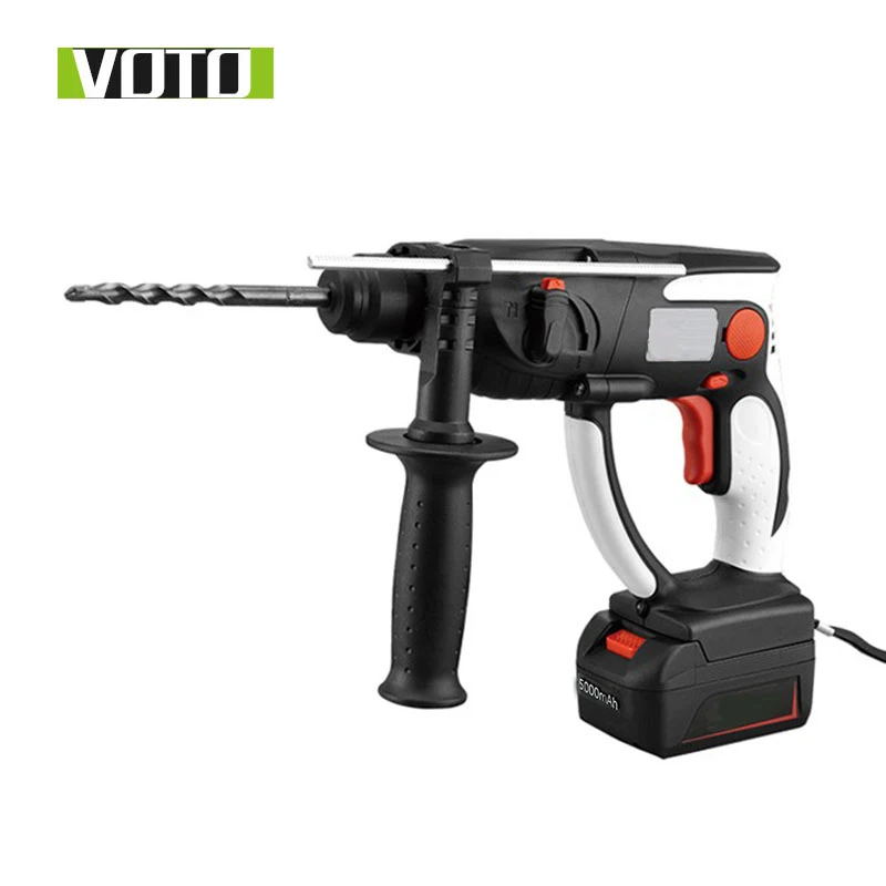 

VOTO High-power Wireless Rechargeable Lithium Multi-function Electric Hammer Drill 21V 5000mAh for Woodworking Power Tool