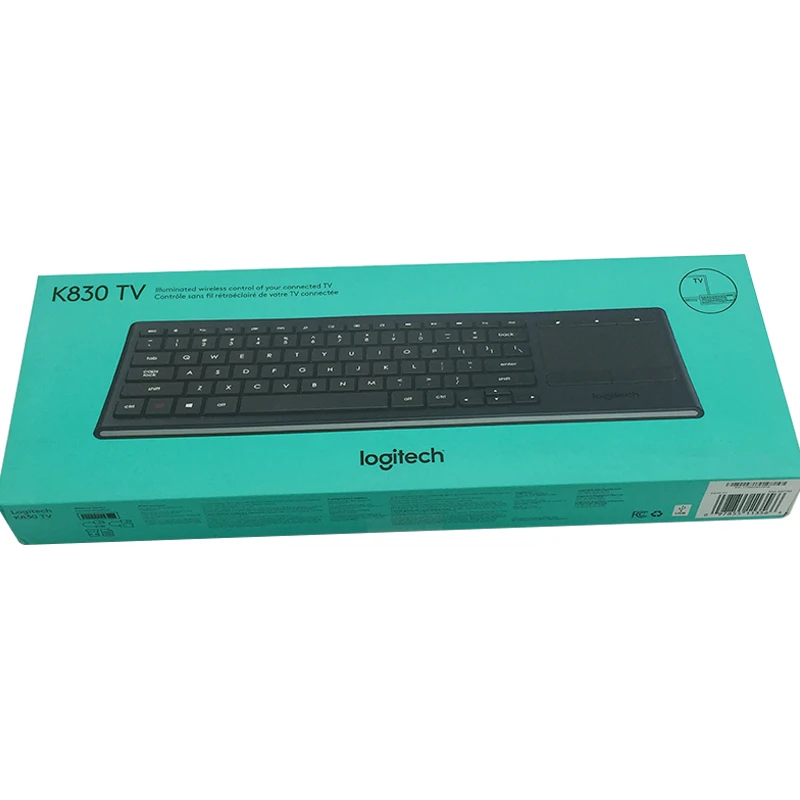 Logitech K830, задний светильник, зарядка, отличное сочетание, HTPC, беспроводная, Bluetooth, сенсорная, десять метров, мышь, литиевая клавиатура, домашняя