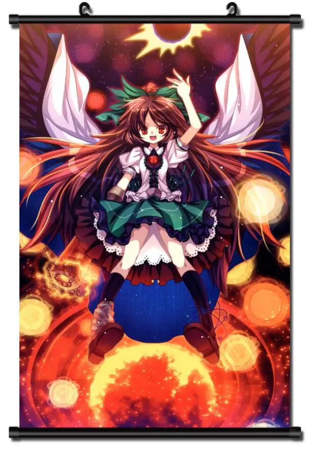 Японские декоративные картины аниме проект TouHou Subterranean Animism sexy girl Reiuji Utsuho домашний