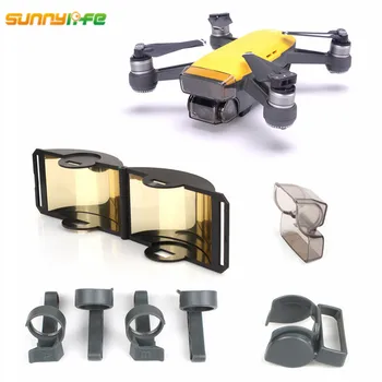 

for DJI Spark Accessories Protection Combo Camera Lens Cap + Sun Hood + Quick Install Landing Gear + Antenna Range Booster