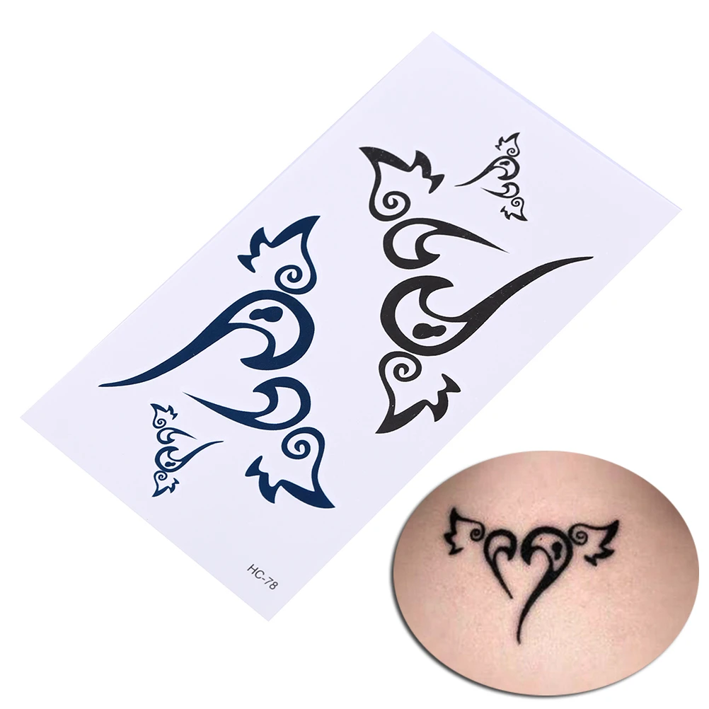 女性永続小新鮮なショルダーバッグ胸かわいい花タトゥー防水一時的なタトゥーステッカー Temporary Tattoos Aliexpress
