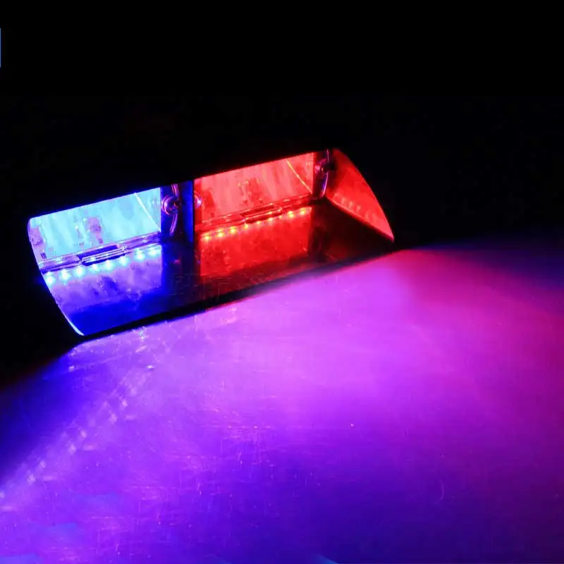 

Car 96W S2 US Light 16pcs Led Car Red Blue Led In Dash Police Light/Police Warning Light Car Strobe Light Red/Blue
