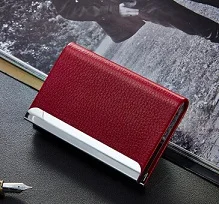 MIRUI Женщина Мужчина Держатель для карт, карманы из искусственной кожи бедж бонус