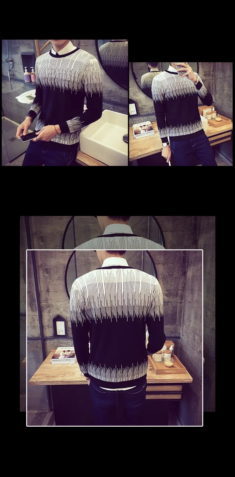 M-5XL, осенне-зимний пуловер, мужской вязаный свитер, мужской бренд, стильные Джемперы, мужские свитера, мужские свитера