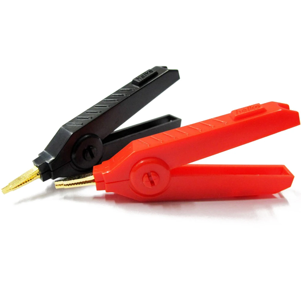 

Grey pointed bridge Alligator Clip measuring low resistance clamp (5 pcs per package)
