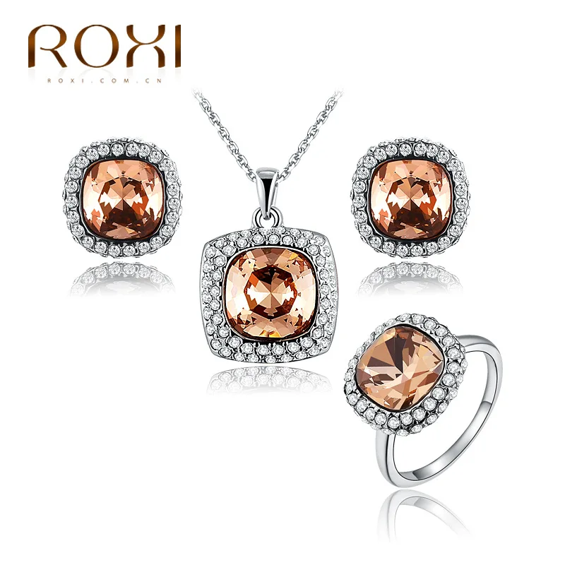 

Manufacturer jewelry wholesale orange set high-end exquisite new product set