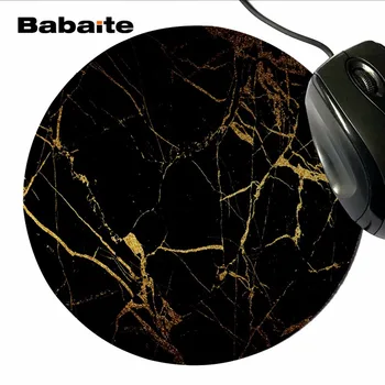 

MaiYaCa Black mouse pad Marble Design Round small Mousepad Rubber Turquoise Real Marble Paint Mouse Pads Gaming Mice Mat