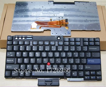 

Free shipping Original Laptop for IBM T400 R400 T500 R500 T60P R61I Z61T Z61M W500 US layout language keyboard