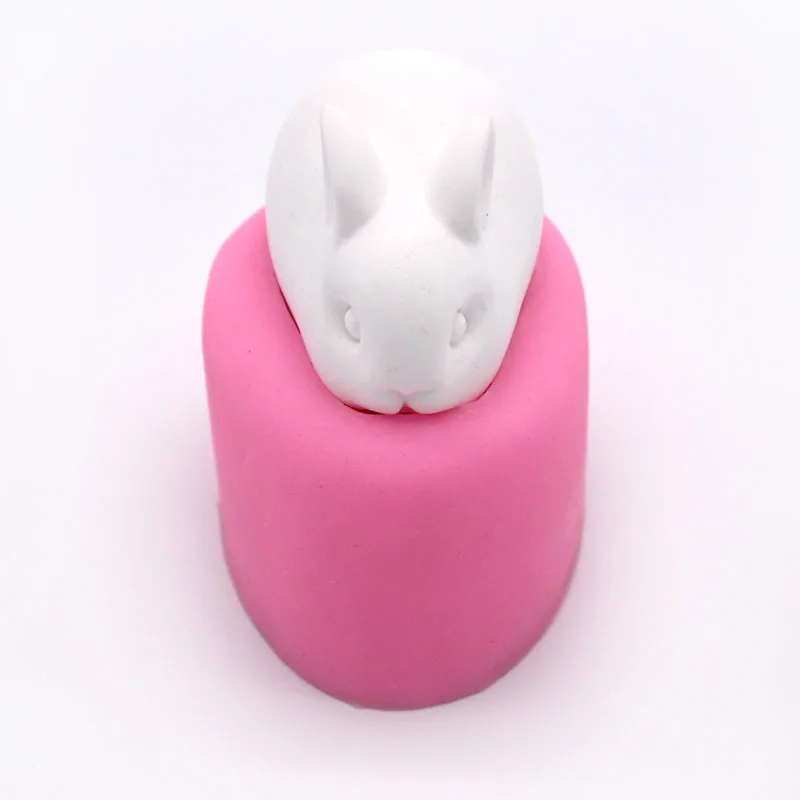 3D Кролик свинья силиконовая форма DIY помадка торт мусс форма для шоколада форма для помадки посуда для выпечки