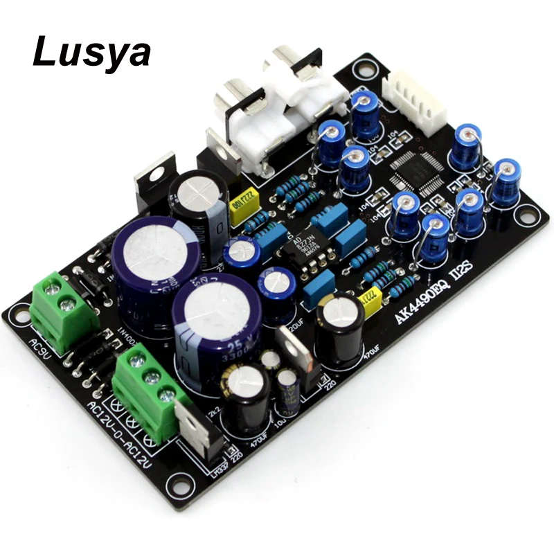 Собранный AK4490EQ AK4490 II2S DAC декодер поддержка 32BIT 768K HiFi плата G6 008|Цифро-аналоговые