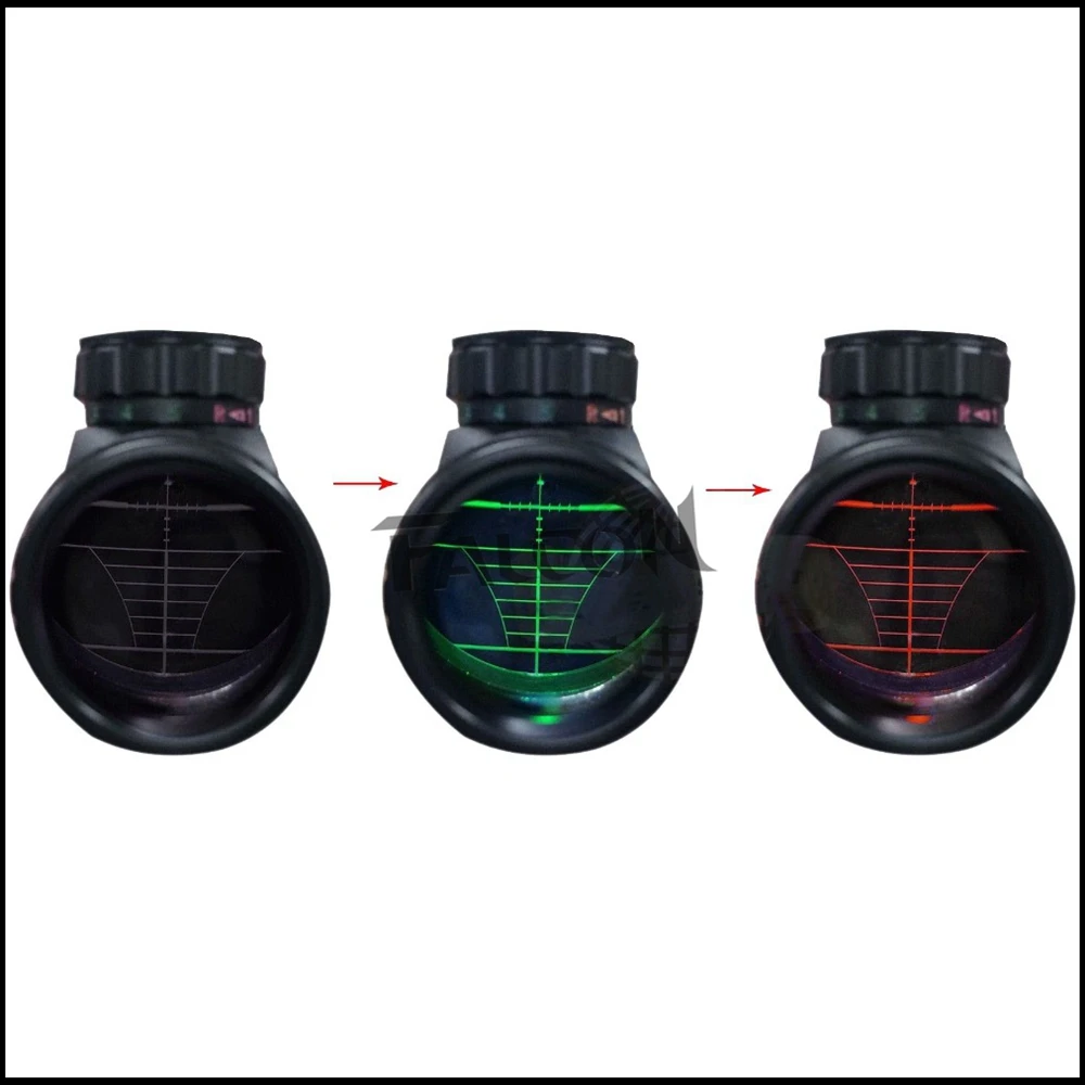 

6-24x50 AOEG Riflescopes Green Red Dot Illuminated Riflescope Reticle Airsoft Gun Rifle Holographic Optical Sight Hunting