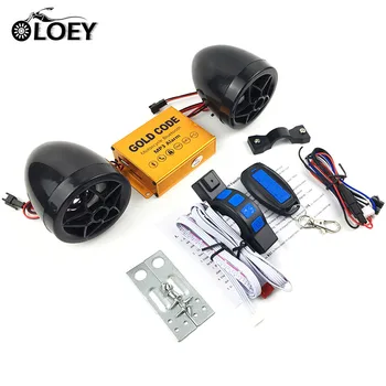 

Motorcycle Bluetooth MP3 Music Player Alarm Scooter Anti-theft Security System FM Radio Audio TF Card USB Charging Phone Answer