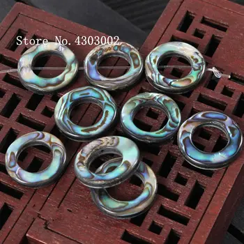 

50pcs/lot 19mm Natural abalone Round Circle Mother of Pearl shell for DIY Jewelry Round abalone MOP Pearl shell For Earrings