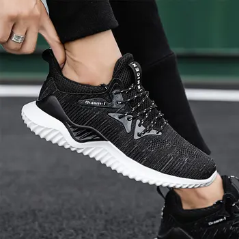 

SUROM Spring Men Sneakers Breathable Comfortable Running Shoes 2019 New Fashion Male Outdoor Sport Shoes zapatillas hombre