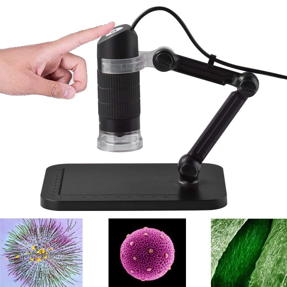 

1000X Zoom Handheld Digital USB Microscope 2MP Camera Endoscope Magnifier Capture Video Images for Viewing Stamps Coins AD026