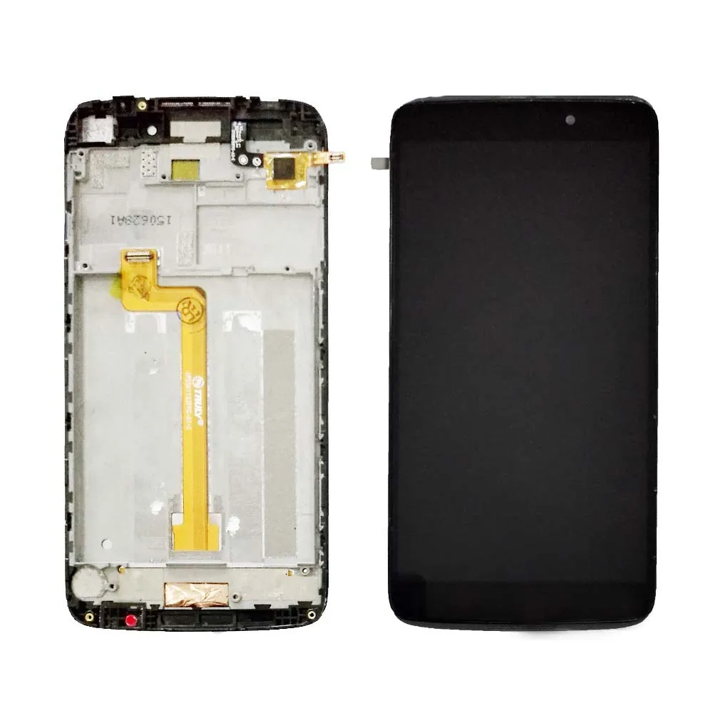 

LCD Display Touch Screen Assembly+Frame For Alcatel One Touch Idol 3 6045 OT6045 Free Shipping