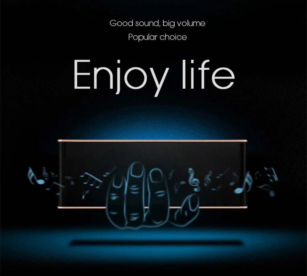 Portable Bluetooth Speaker 10W Kalonki with LED Display FM Radio Alarm Clock Mic HIFI Mini Wireless Stereo Soundbar for Computer (6)