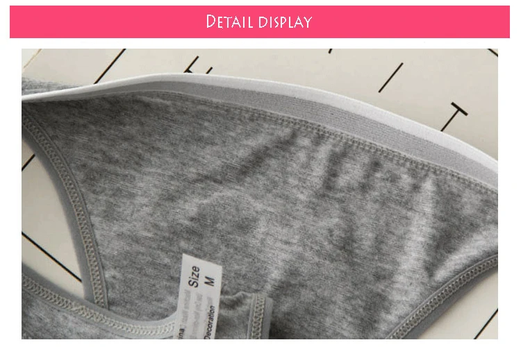 Hot Sale Sexy Women Cotton G String Thongs Low Waist Sexy Panties Ladies' Seamless Underwear Plus Size M L XL XXL (11)