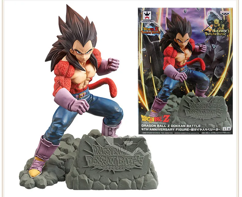 Аниме 15 см Dragon Ball GT Super Saiyan 4 Vegeta Kakarotto Goku коллекция фигурок из ПВХ подарочные