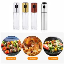 1 шт. бутылочки-распылители многоразового использования оливковое масло уксус распыление тумана бутылка насос из нержавеющей стали/стеклянный гриль опрыскиватель для барбекю Кухонные инструменты