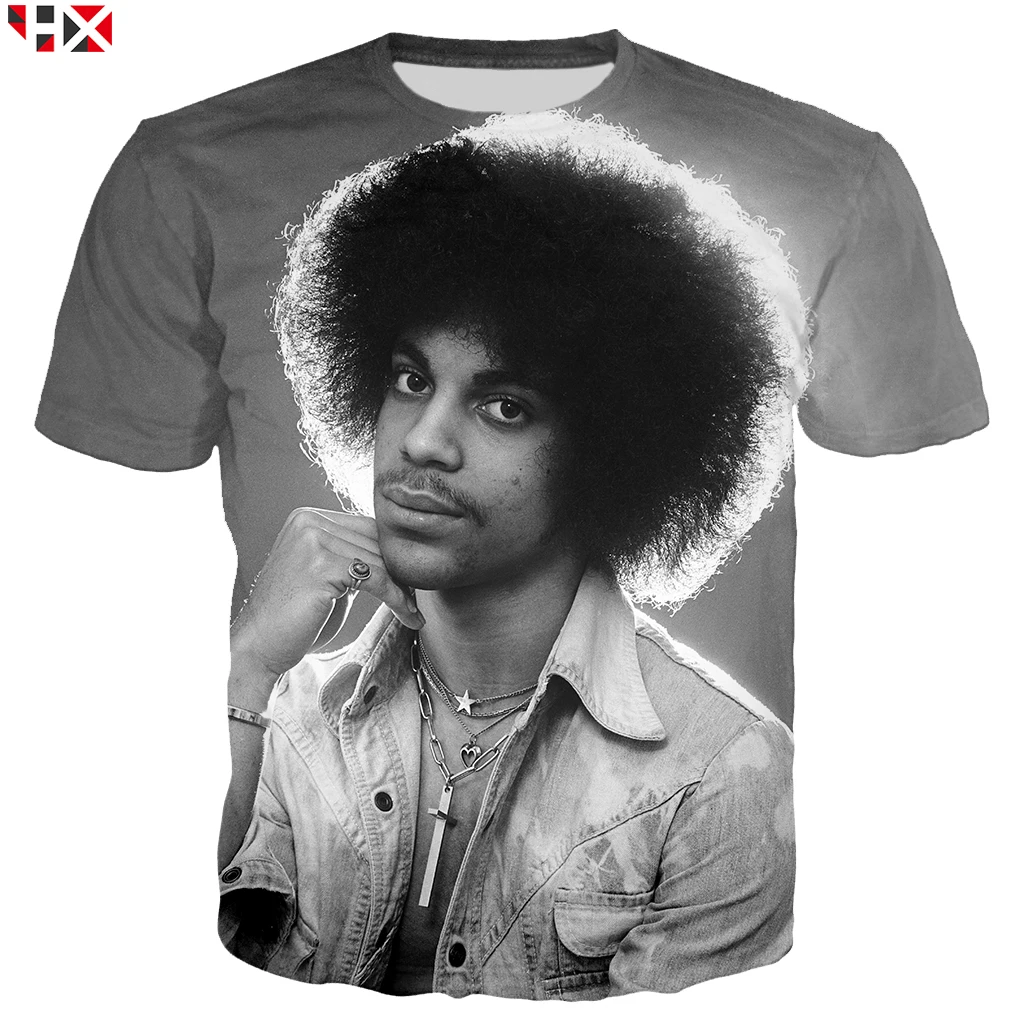 

Summer 3D Print Singer Prince Rogers Nelson Men T Shirt Sweatshirts Fashion Casual Short Sleeve Streetwear Top Pullover S184