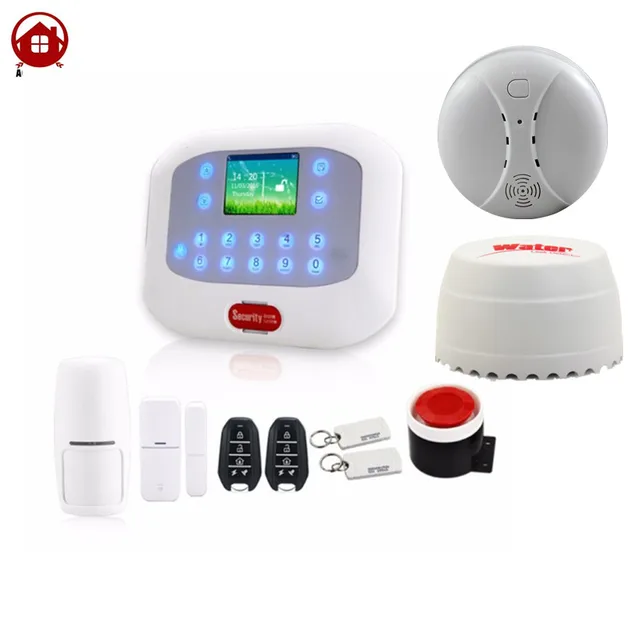 AG security Factory LCD Display Dual Network PSTN/GSM RFID Home Alarm System DP 50A with