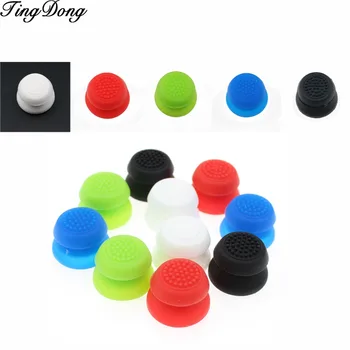 

TingDong 2pcs Silicone Analog Grip Thumbstick Thumb Sticks Extra Cover High Enhancements For Dualshock 4 PS4 Pro Slim Controller