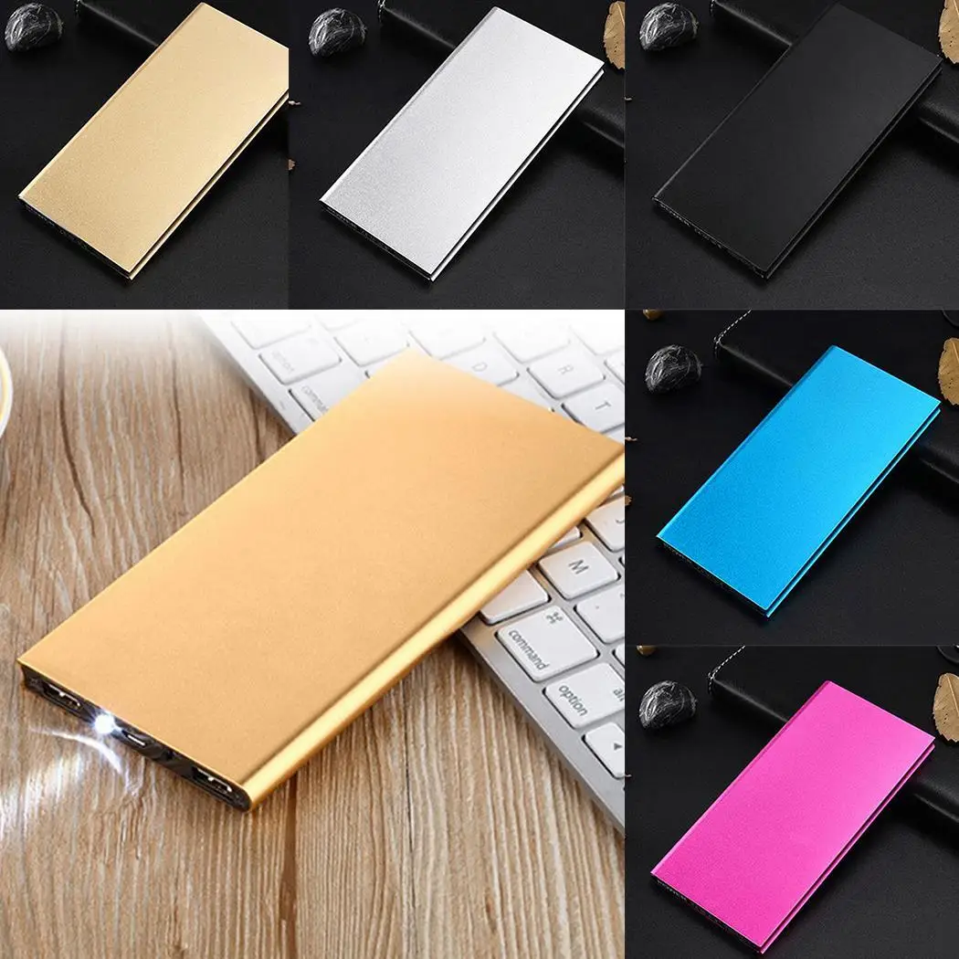 

Fast Charging 20000mAh Power Bank Ultra-thin Portable General External Battery Pack Charger Power Bank for iPhone Xiaomi Samsung