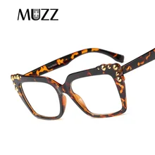 MUZZ новые кошачьи оправы для очков квадратные оправы для очков при близорукости для женщин Оптические очки по рецепту