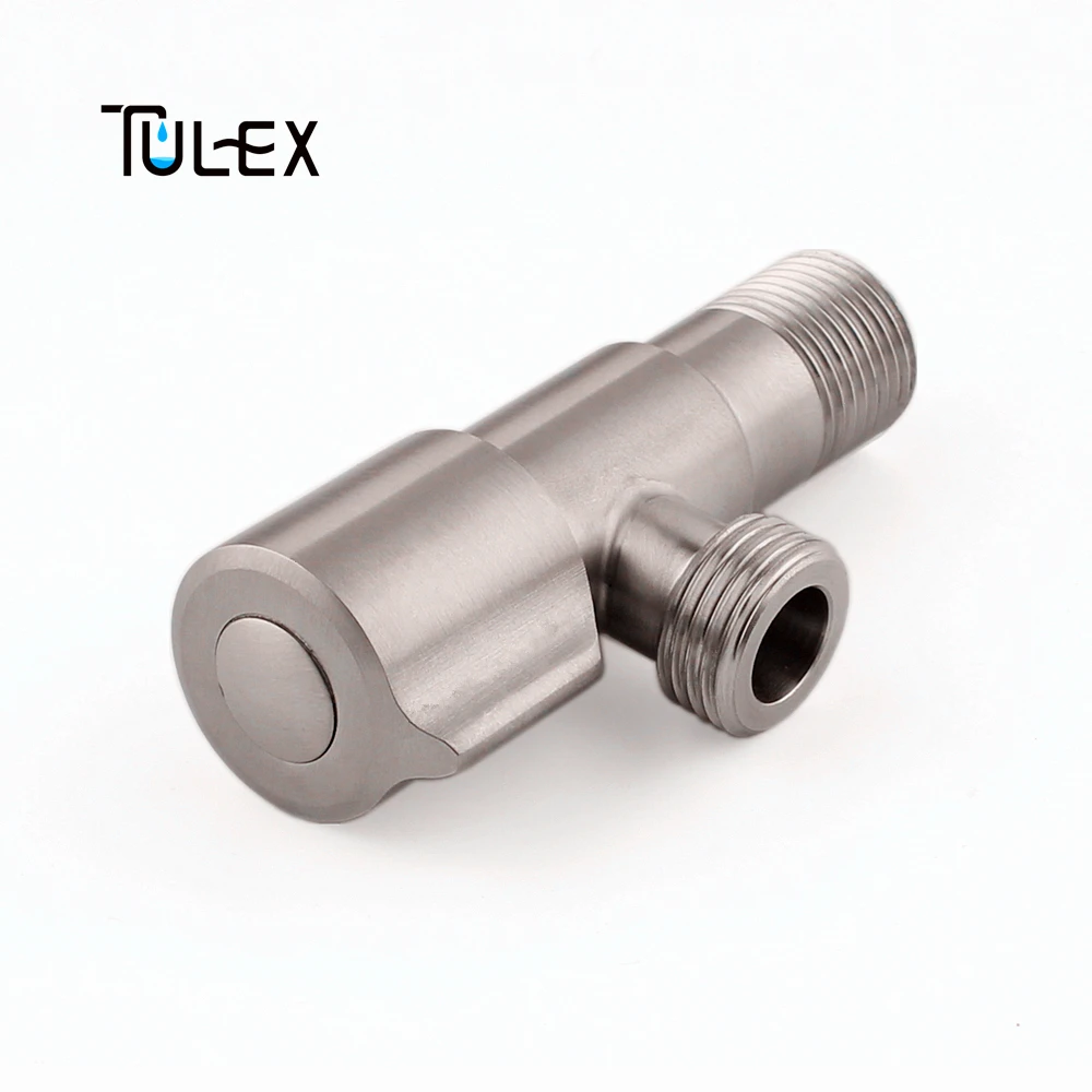 TULEX Кран угловой клапан из нержавеющей стали 304 водяной клапан запорный клапан переключающий клапан управления туалетом аксессуары для ванной и кухни