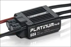 1 шт. оригинальный HOBBYWING Platinum PRO V4 60A ESC (3 S-6 S) для 450-480 сервопривод (Пропеллер: 325-360 мм)