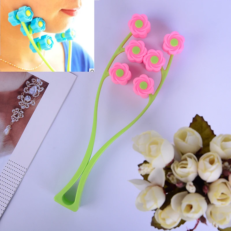 

Elastic Anti Wrinkle Face Lift Massage Roller Portable Face Shaper RelaxationFlower Shape Face-Lift Slimming Face Beauty Tool