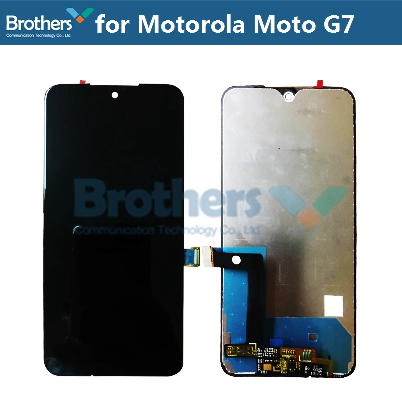 Для Motorola Moto G7 Plus ЖК дисплей сенсорный экран дигитайзер для сборка телефон замена