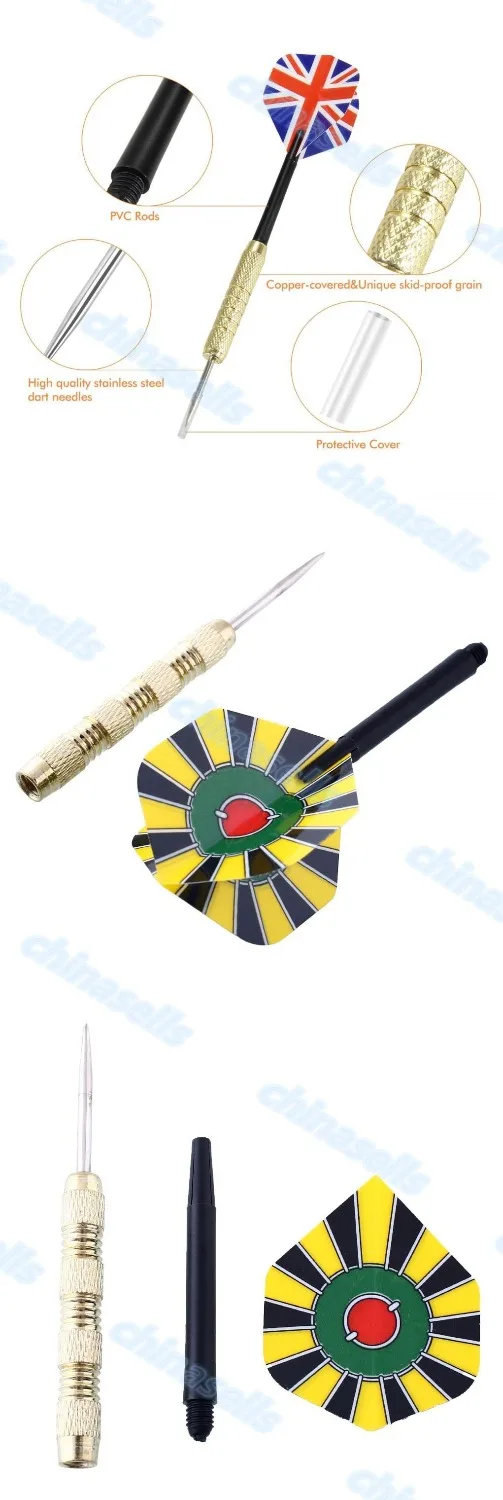 3 шт. 18 г профессиональный Национальный флаг демона|steel tip|dart flightssteel tip darts |