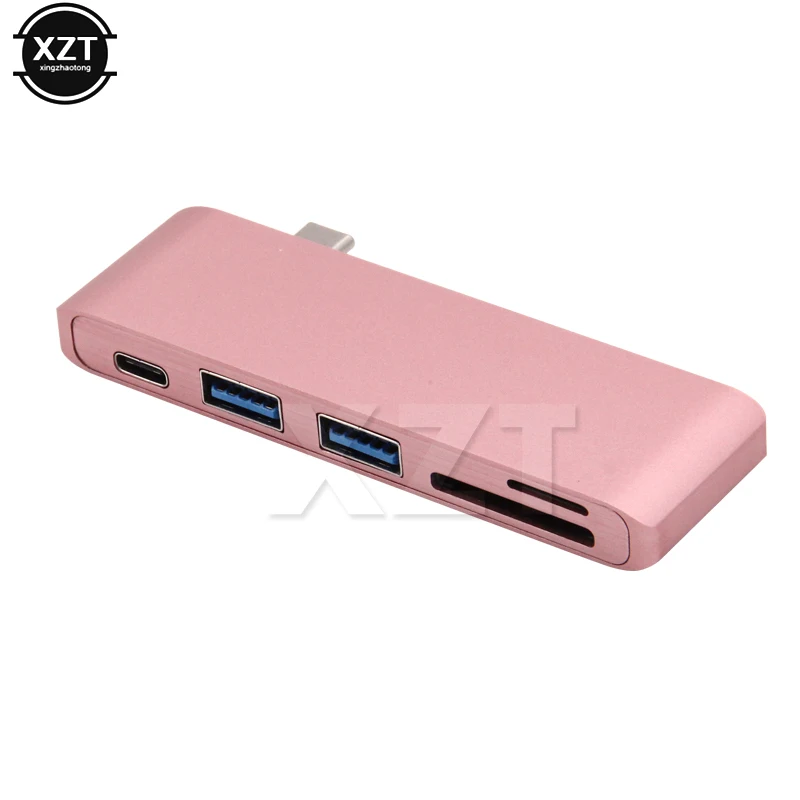 1 шт. 5 в 1 Тип-c адаптер Многофункциональный USB 3,0 Combo Micro разъемы для sd‑карт зарядки USB C Тип C HUB Новые