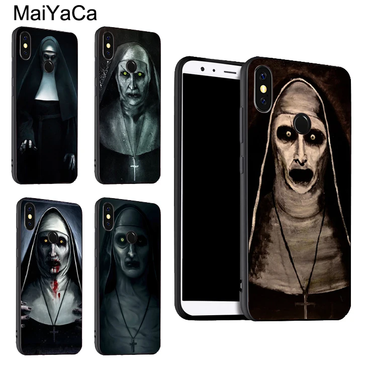 

MaiYaCa The Nun Valak Horror Phone Case For Xiaomi Redmi 6 6A S2 4X 5Plus Note 7 5 Pro 5A Mi 6 9 8 SE 6X A2 MAX 2 3 K20