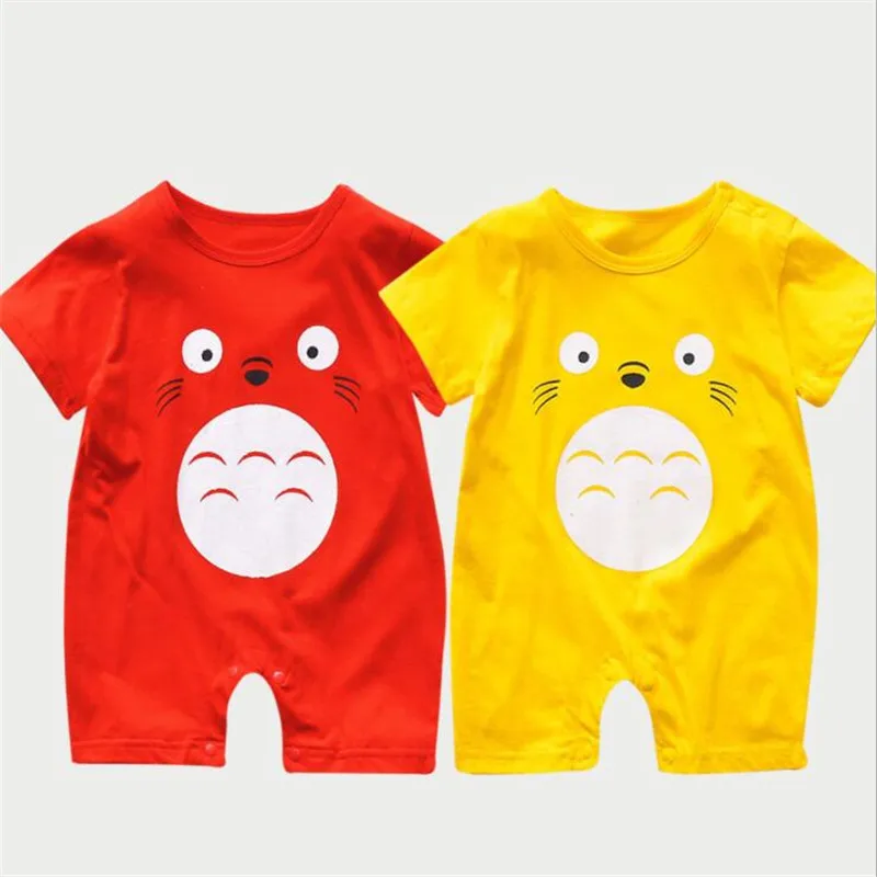 

Baby One-Pieces summer boy and girl Short Rompers Short sleeve color 100% cotton romper newborn o-neck Baby Clothing