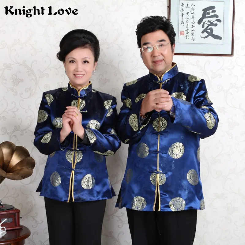 

New Traditional Chinese Clothing Tops Tang Suit For Men Women Long Sleeve Hanfu Blouse Shirt Uniform Birthday Gift Party M-3XL