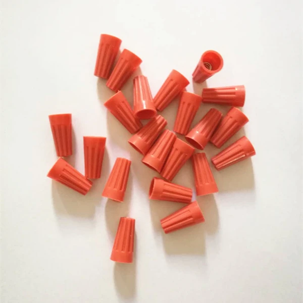 500pcs/lot P1 Red Wire Connector Twist On Terminals Cap Spring Insert