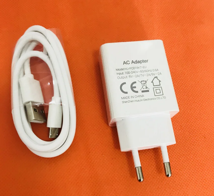 Быстрая 2.0A путешествия Зарядное устройство ЕС штекером+ USB кабель для OUKITEL K7 MT6750T