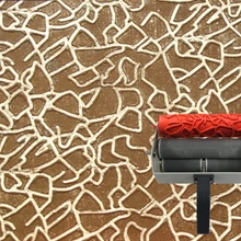 Настенный печати пресс-форма рельефный валик для отделки стен 7 дюймов с рельефным рисунком ролик № 100