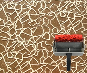 

Wall printing mould embossed roller for wall decoration 7 inch textured roller no.100