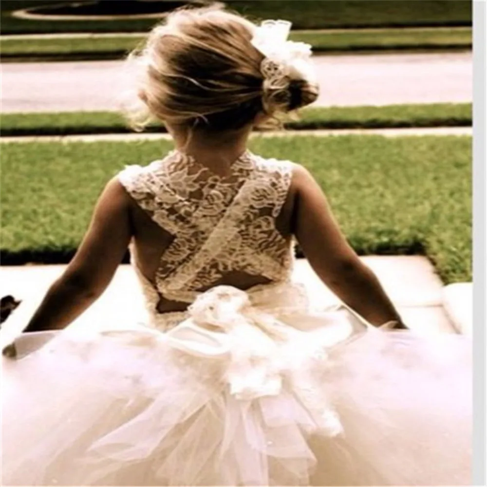 Белое Бальное платье, платье с цветочным узором для девочек, детские выпускные платья с кристаллами в виде облаков, новое дизайнерское