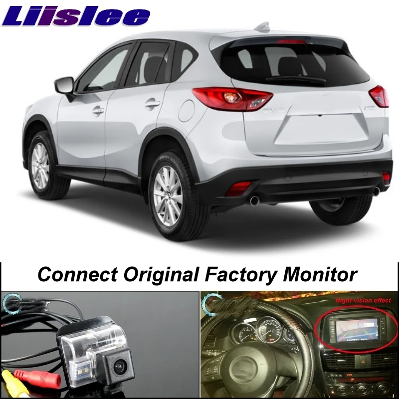 Car Camera Connect Original Factory Screen Monitor For Mazda CX 5 CX-5 CX5 2012 2013 2014 Liislee High Quality Rear View Camera