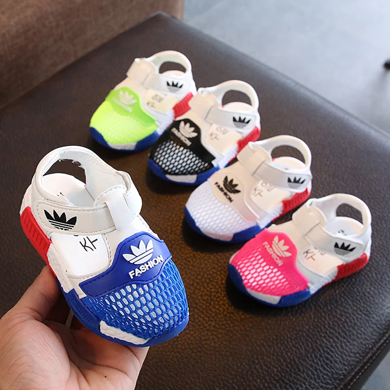 

2019 New FASHION Summer Boys Air Mesh Casual Shoes Children Baby Girl Beach Sandal Fashion Toddler Sport Sandals Size 15-25