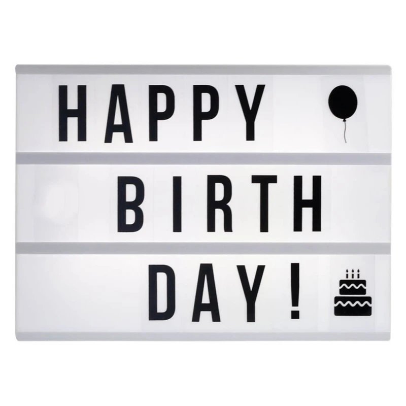 

90pcs Letter Alphabet Puzzle Led Light Box Message Board Lightbox LED Combination Night light Box for Home Proposal USB Battery