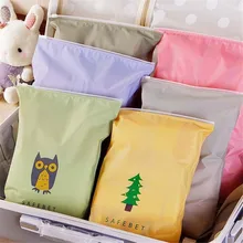 Waterproof Drawstring Bag Wash Pouch Cartoon Travel Luggage Bags Clothes Storage Shoe Organizer Pocket Cosmetic Make Up Case