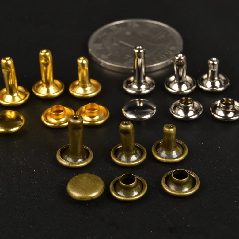 10pcs/Lot Leather bags of pure copper hardware rivet rivet diameter 8mm