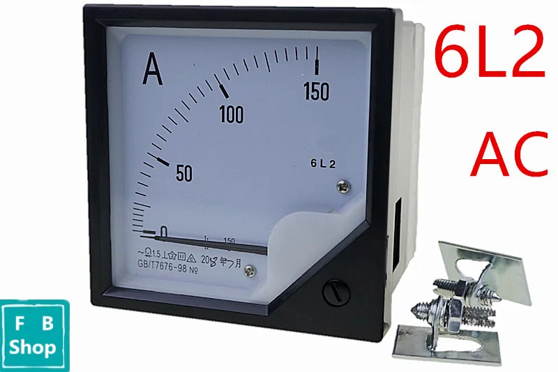 6L2 AC 100A 150A 200A 300A 400A 500A 600A 750A прочный Амперметр фотоизмеритель напряжения указатель