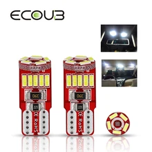 T10 W5W 194 Branco Canbus Erro Free Car LED Bulb DRL Light Reading Interior Porta Licença Auto Lâmpada Tronco 4014 SMD Não polari 12 v